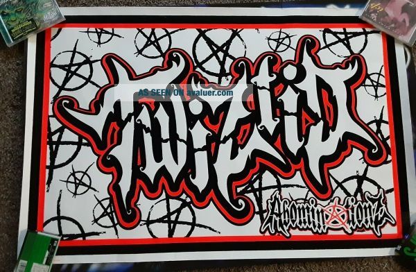 New ICP Insane Clown Posse Twiztid Hatchetman 2.5 In Stainless Steel