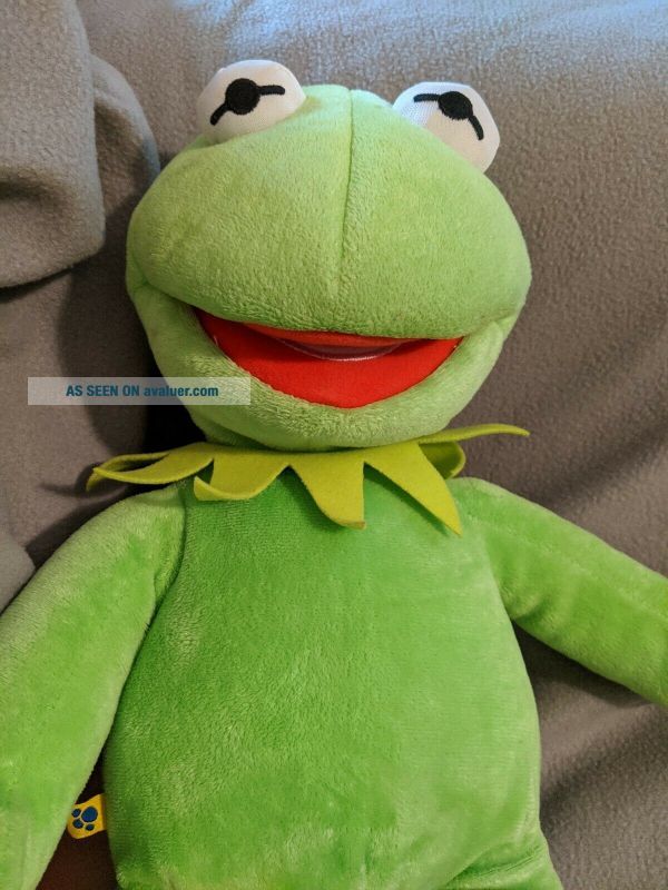 Kermit Frog Build A Bear Workshop Plush Puppet Jim Henson Muppets Green ...