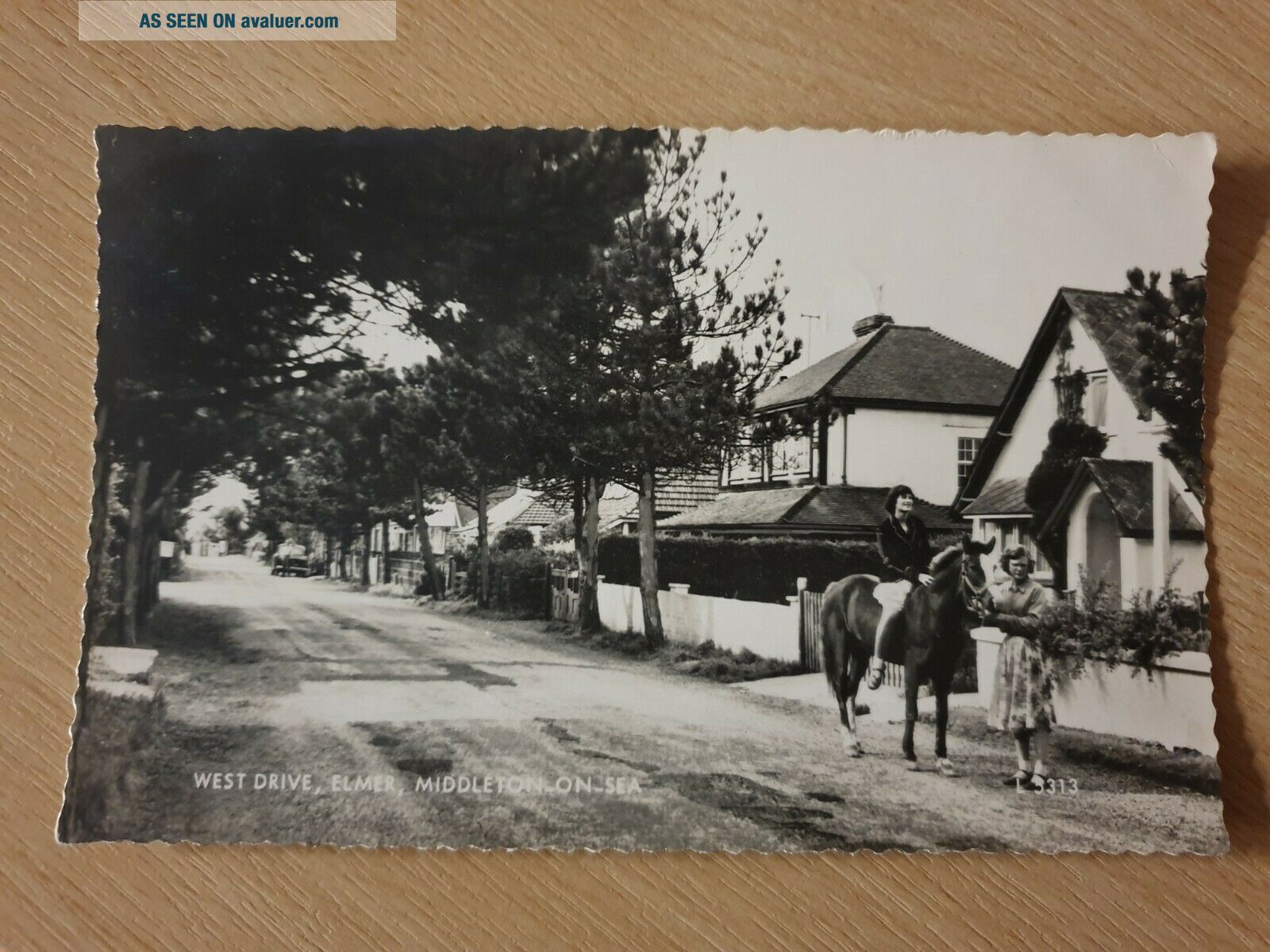 West Drive, Elmer - Middleton - On - Sea - Old Real Photo Postcard ...