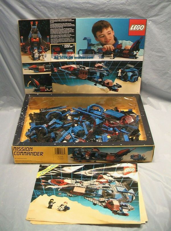 LEGO LEGOLAND 6986 SPACE SYSTEM MISSION COMMANDER 1989, PAPER | #48209583