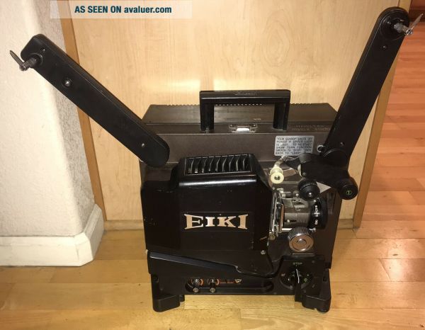 Vintage EIKI SL - 0 Desktop Slot Load 16mm Film Movie Projector Power