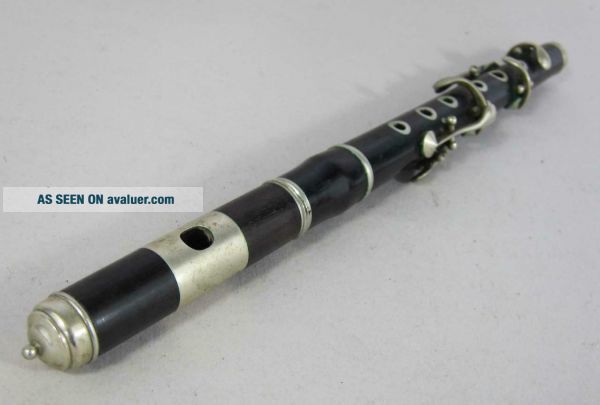 FINE QUALITY ANTIQUE 6 KEY PICCOLO A440 1800s Flute Fife Vintage 