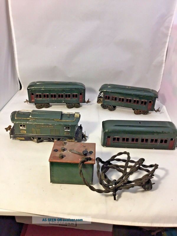 Vintage 1920 ' S Antique Lionel Train Set - Box - Transformer - O Gauge ...