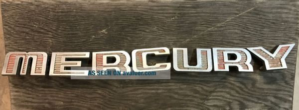 Vintage MERCURY Truck OEM Letters EMBLEMS BADGE SYMBOL LOGO | #48712677