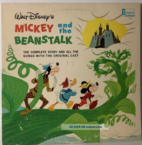 Walt Disney’s Mickey And The Beanstalk 1248 Lp Record 48927876
