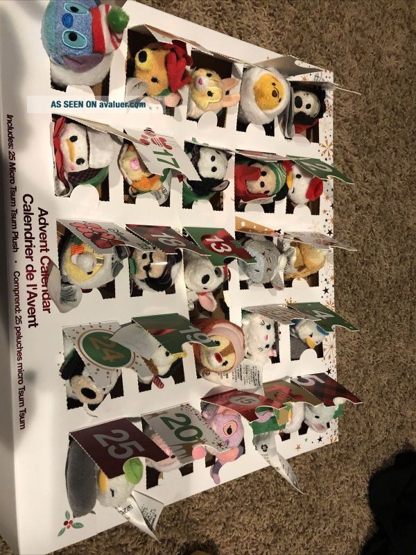 Disney Micro Tsum Tsum Plush Advent Calendar [2017] | #49168804