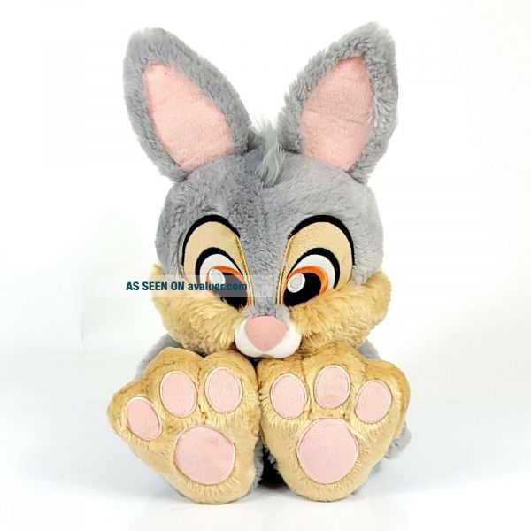 Disney Store Thumper Bunny Rabbit Big Feet Bambi Plush Stuffed Animal ...