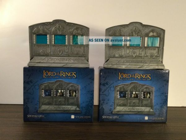 Sideshow Weta Lord Of The Rings LOTR Trilogy Film Frame Collectibles ...