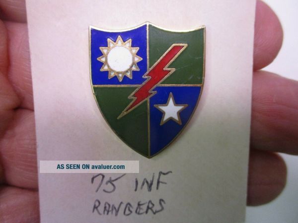 US Army 75th Infantry Regiment (Ranger) Distinctive Unit Insignia (DUI ...