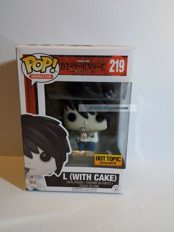 Funko POP Death Note L With Cake Hot Topic Exclusive 219 Anime W ...