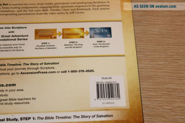 The Bible Timeline: The Story Of Salvation Study Set Jeff Cavins ...
