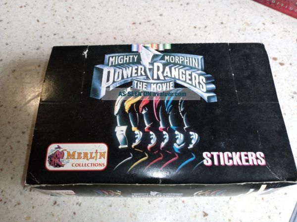 1995 Mighty Morphin Power Rangers The Movie Stickers Packs By Merlin 50 ...