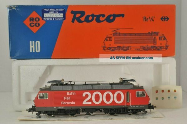 Roco File:red Roco 04178A Re 4/4 HO Scale Engine - Red Swiss Rail 2000 Ferrovia ...