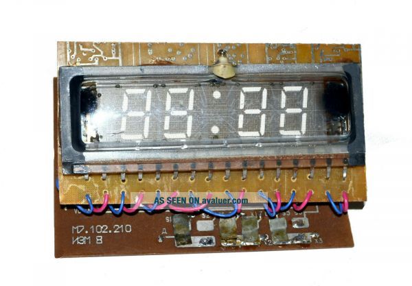 1x IVL1 - 7/5 VFD Tube On PCB 5 Digits Display For Clock Russian Soviet ...