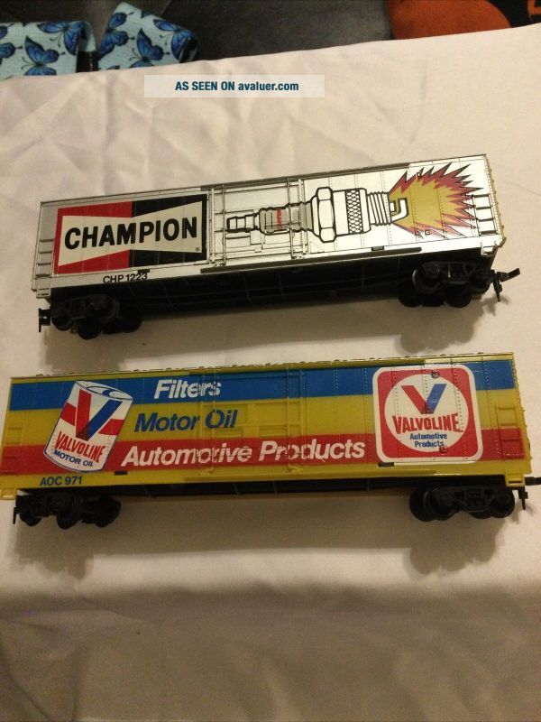 Ho Scale Box Champion HO Scale Box Car & Valvoline HO Scale Box Car Made In Hong ...