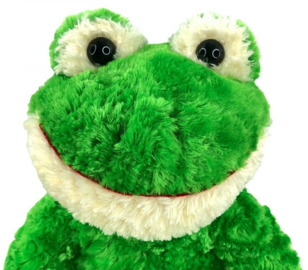 Build A Bear BABW Spring Frog Plush 18 " Talking Green Shaggy Fur ...