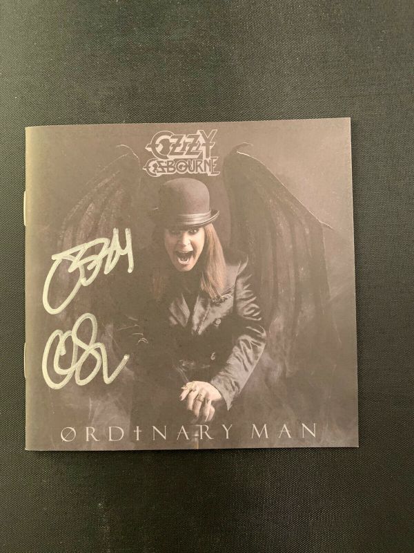 OZZY OSBOURNE Signed Autographed Album Ordinary Man COA Hologram main image 1