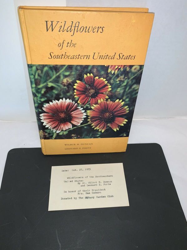 Vintage Wildflowers Of The Southeastern United States Book Gift For ...