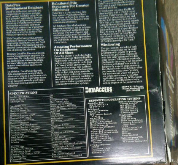 DataFlex Applications Development Database Version 2. 3, 1988 For PC/MS ...